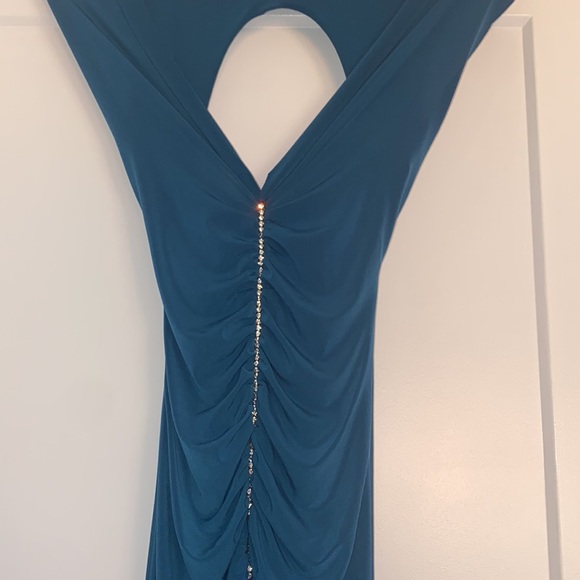 Luxury Crystal Embellished Long Mermaid Dress - Picture 2 of 8